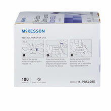 Load image into Gallery viewer, Lancet McKesson Fixed Depth Lancet Needle 1.5 mm Depth 28 Gauge Push Button Activated