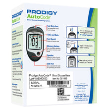 Load image into Gallery viewer, Blood Glucose Meter Prodigy® 7 Second Results Stores Up To 450 Results , 7 , 14 , and 30 Day Averaging No Coding Required