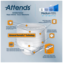 Load image into Gallery viewer, Unisex Adult Absorbent Underwear Attends® Advanced Pull On with Tear Away Seams Medium Disposable Heavy Absorbency