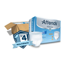 Load image into Gallery viewer, Unisex Adult Absorbent Underwear Attends® Advanced Pull On with Tear Away Seams Medium Disposable Heavy Absorbency