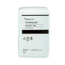 Load image into Gallery viewer, Underpad Wings™ Plus 36 X 36 Inch Disposable Fluff / Polymer Heavy Absorbency
