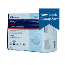 Load image into Gallery viewer, Unisex Adult Incontinence Brief Wings™ Large Disposable Heavy Absorbency