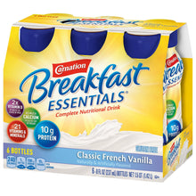 Load image into Gallery viewer, Oral Supplement Carnation® Breakfast Essentials® French Vanilla Flavor Ready to Use 8 oz. Bottle