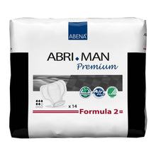 Load image into Gallery viewer, Bladder Control Pad Abri-Man™ Formula 2 12 Inch Length Light Absorbency Fluff / Polymer Core Formula 2 Adult Male Disposable