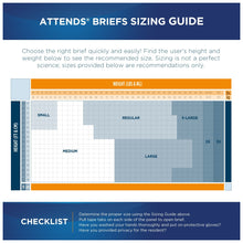 Load image into Gallery viewer,  Unisex Adult Incontinence Brief Attends® Bariatric 3X-Large Disposable Heavy Absorbency