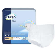 Load image into Gallery viewer, Unisex Adult Absorbent Underwear TENA® Plus Pull On with Tear Away Seams Large Disposable Moderate Absorbency