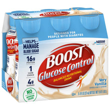 Load image into Gallery viewer, Oral Supplement Boost® Glucose Control® Very Vanilla Flavor Ready to Use 8 oz. Bottle