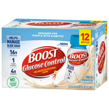 Load image into Gallery viewer, Oral Supplement Boost® Glucose Control® Very Vanilla Flavor Ready to Use 8 oz. Bottle