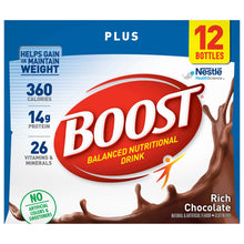 Load image into Gallery viewer, Oral Supplement Boost® Plus Rich Chocolate Flavor Ready to Use 8 oz. Bottle