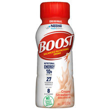Load image into Gallery viewer, Oral Supplement Boost® Original Creamy Strawberry Flavor Ready to Use 8 oz. Bottle