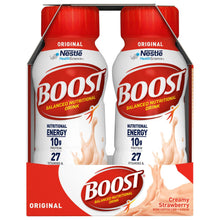 Load image into Gallery viewer, Oral Supplement Boost® Original Creamy Strawberry Flavor Ready to Use 8 oz. Bottle