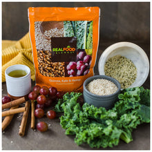 Load image into Gallery viewer, Tube Feeding Formula Real Food Blends™ 9.4 oz. Pouch Ready to Use Variety Pack Chicken / Salmon / Quinoa Adult / Child