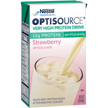 Load image into Gallery viewer,  Oral Supplement Optisource® Strawberry Flavor Ready to Use 8 oz. Carton
