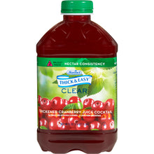 Load image into Gallery viewer, Thickened Beverage Thick & Easy® 46 oz. Bottle Cranberry Juice Cocktail Flavor Ready to Use Nectar Consistency