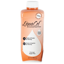Load image into Gallery viewer, Oral Protein Supplement LiquaCel™ Orange Flavor Ready to Use 32 oz. Bottle