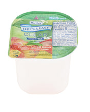 Load image into Gallery viewer, Thickened Beverage Thick & Easy® Sugar Free 4 oz. Portion Cup Peach Mango Flavor Ready to Use Nectar Consistency