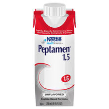 Load image into Gallery viewer,  Tube Feeding Formula Peptamen® 1.5 8.45 oz. Carton Ready to Use Unflavored Adult