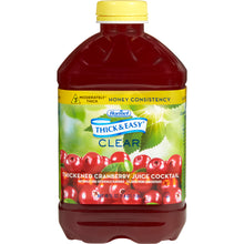 Load image into Gallery viewer, Thickened Beverage Thick & Easy® 46 oz. Bottle Cranberry Juice Cocktail Flavor Ready to Use Honey Consistency