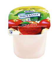 Load image into Gallery viewer, Thickened Beverage Thick & Easy® 4 oz. Portion Cup Apple Juice Flavor Ready to Use Honey Consistency