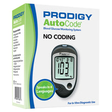 Load image into Gallery viewer, Blood Glucose Meter Prodigy® 7 Second Results Stores Up To 450 Results , 7 , 14 , and 30 Day Averaging No Coding Required