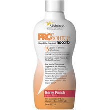 Load image into Gallery viewer, Protein Supplement ProSource NoCarb™ Berry Punch Flavor 32 oz. Bottle Ready to Use