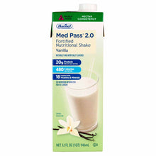 Load image into Gallery viewer, Oral Supplement Med Pass® 2.0 Vanilla Flavor Ready to Use 32 oz. Carton