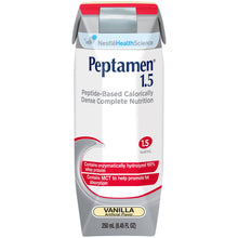 Load image into Gallery viewer, Oral Supplement / Tube Feeding Formula Peptamen® 1.5 Vanilla Flavor Ready to Use 250 mL Carton