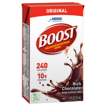 Load image into Gallery viewer, Oral Supplement Boost® Rich Chocolate Flavor Ready to Use 8 oz. Carton