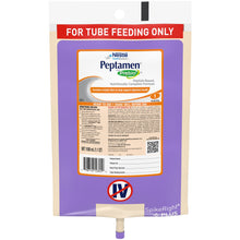 Load image into Gallery viewer, Tube Feeding Formula Peptamen® with Prebio1™ 33.8 oz. Bag Ready to Hang Unflavored Adult