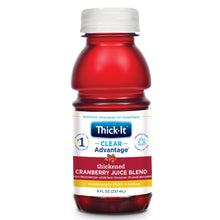 Load image into Gallery viewer, Thickened Beverage Thick-It® Clear Advantage® 8 oz. Bottle Cranberry Flavor Ready to Use Honey Consistency