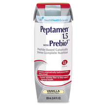 Load image into Gallery viewer, Oral Supplement / Tube Feeding Formula Peptamen® 1.5 with Prebio 1™ Vanilla Flavor Ready to Use 250 mL Carton