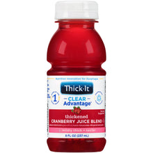 Load image into Gallery viewer, Thickened Beverage Thick-It® Clear Advantage® 8 oz. Bottle Cranberry Flavor Ready to Use Nectar Consistency