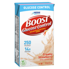 Load image into Gallery viewer, Oral Supplement Boost® Glucose Control® Strawberry Flavor Ready to Use 8 oz. Tetra Brik