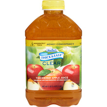 Load image into Gallery viewer, Thickened Beverage Thick & Easy® 46 oz. Bottle Apple Juice Flavor Ready to USe Honey Consistency