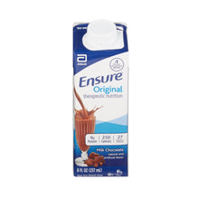 Load image into Gallery viewer,  Oral Supplement Ensure® Chocolate Flavor Ready to Use 8 oz. Carton