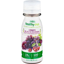 Load image into Gallery viewer, Oral Protein Supplement Healthy Shot® Double Protein Grape Black Cherry Flavor Ready to Use 2.5 oz. Bottle