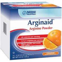 Load image into Gallery viewer, Arginine Supplement Arginaid® Orange Flavor .32 oz Individual Packet Powder