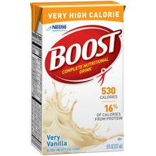 Load image into Gallery viewer, Oral Supplement Boost® VHC Very Vanilla Flavor Ready to Use 8 oz. Carton