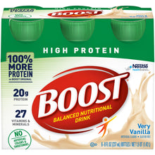 Load image into Gallery viewer, Oral Supplement Boost® High Protein Very Vanilla Flavor Ready to Use 8 oz. Bottle