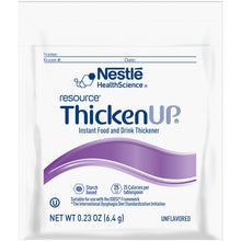 Load image into Gallery viewer, Food and Beverage Thickener Resource® Thickenup® 6.4 Gram Individual Packet Unflavored Powder Consistency Varies By Preparation