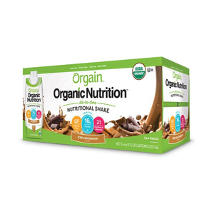 Oral Supplement Orgain® Organic Nutritional Shake Iced Café Mocha Flavor Ready to Use 11 oz. Carton