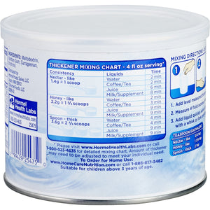 Food and Beverage Thickener Thick & Easy® 4.4 oz. Canister Unflavored Powder Consistency Varies By Preparation
