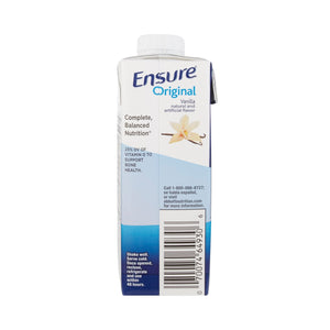 Oral Supplement Ensure® Vanilla Flavor Ready to Use 8 oz. Carton