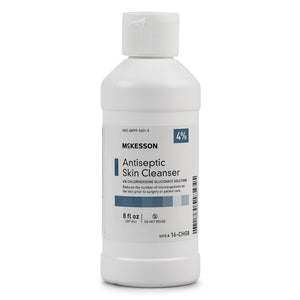  Antiseptic Skin Cleanser McKesson 8 oz. Flip-Top Bottle 4% Strength CHG (Chlorhexidine Gluconate) / Isopropyl Alcohol 