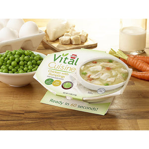 Oral Supplement Vital Cuisine™ Chicken and Dumplings Flavor Ready to Use 7.5 oz. Bowl