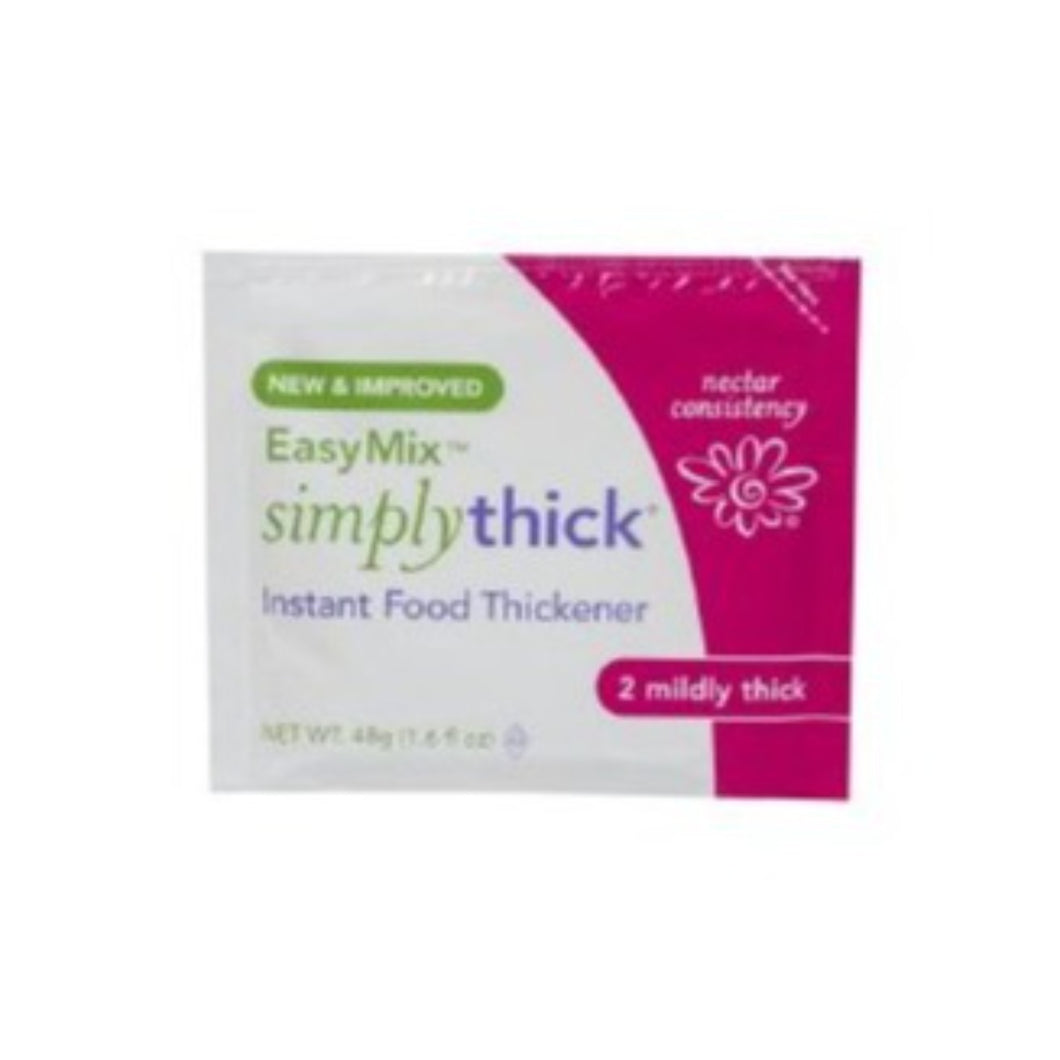 SimplyThick® Easy Mix™ Food and Beverage Thickener, Nectar Consistency, Unflavored 48 Gram Packet