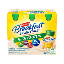 Load image into Gallery viewer, Oral Supplement Carnation® Breakfast Essentials® High Protein French Vanilla Flavor Ready to Use 8 oz. Bottle
