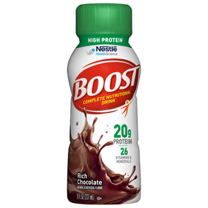 Oral Supplement Boost® High Protein Rich Chocolate Flavor Ready to Use 8 oz. Bottle