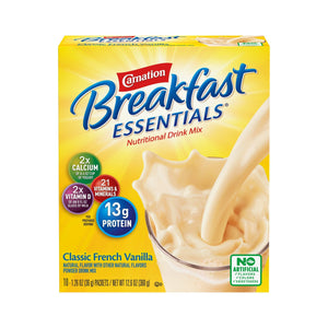 Oral Supplement Carnation® Breakfast Essentials® French Vanilla Flavor Powder 36 Gram Individual Packet