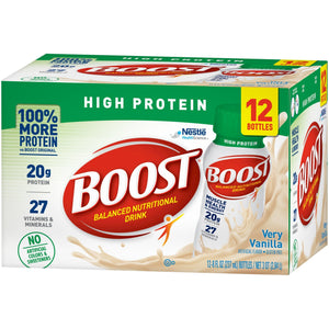 Oral Protein Supplement Boost® High Protein Very Vanilla Flavor Ready to Use 8 oz. Bottle